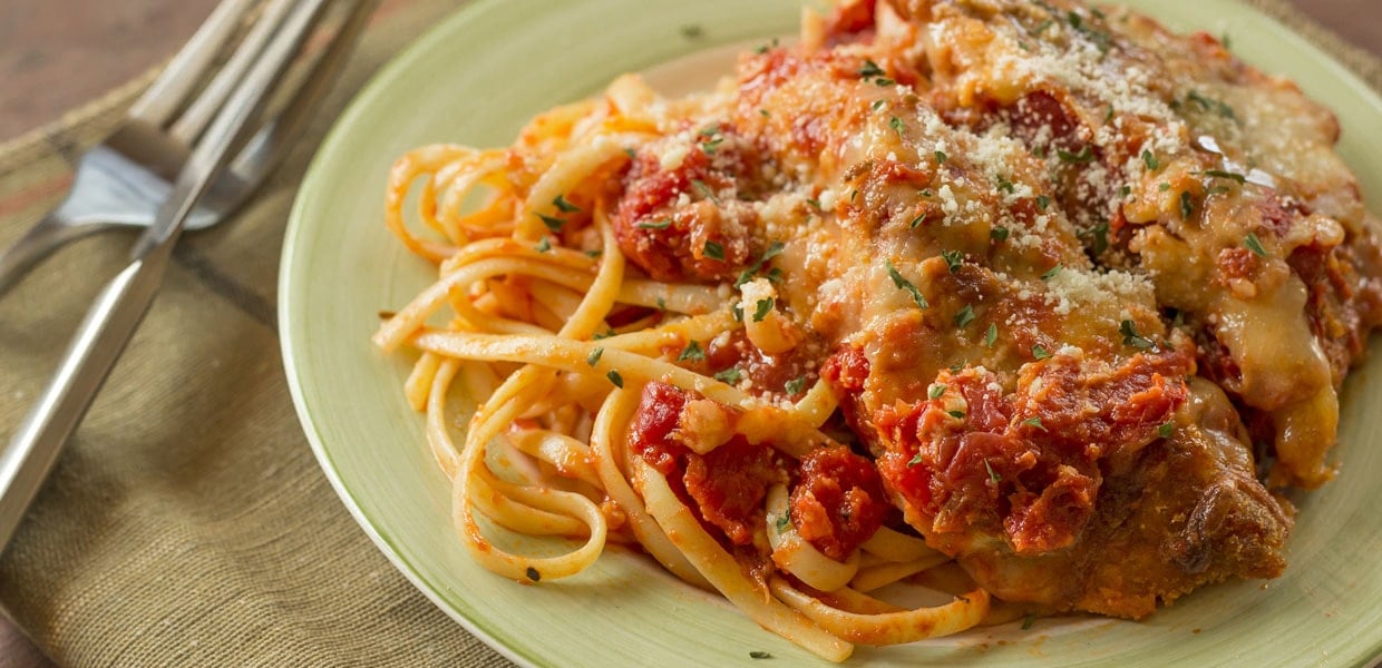 homemade chicken parmesan