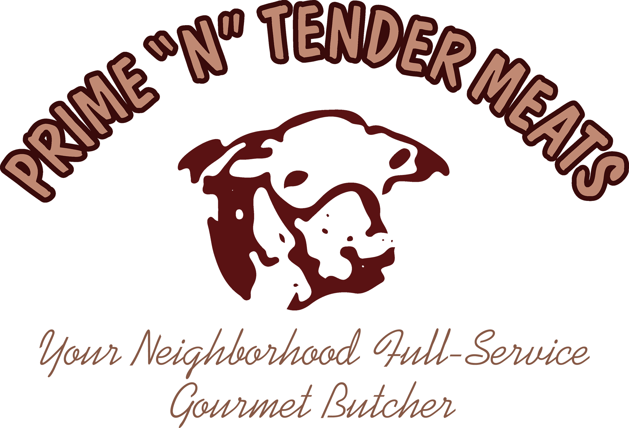 Prime 'N' Tender Meats Logo